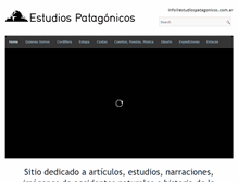 Tablet Screenshot of estudiospatagonicos.com.ar